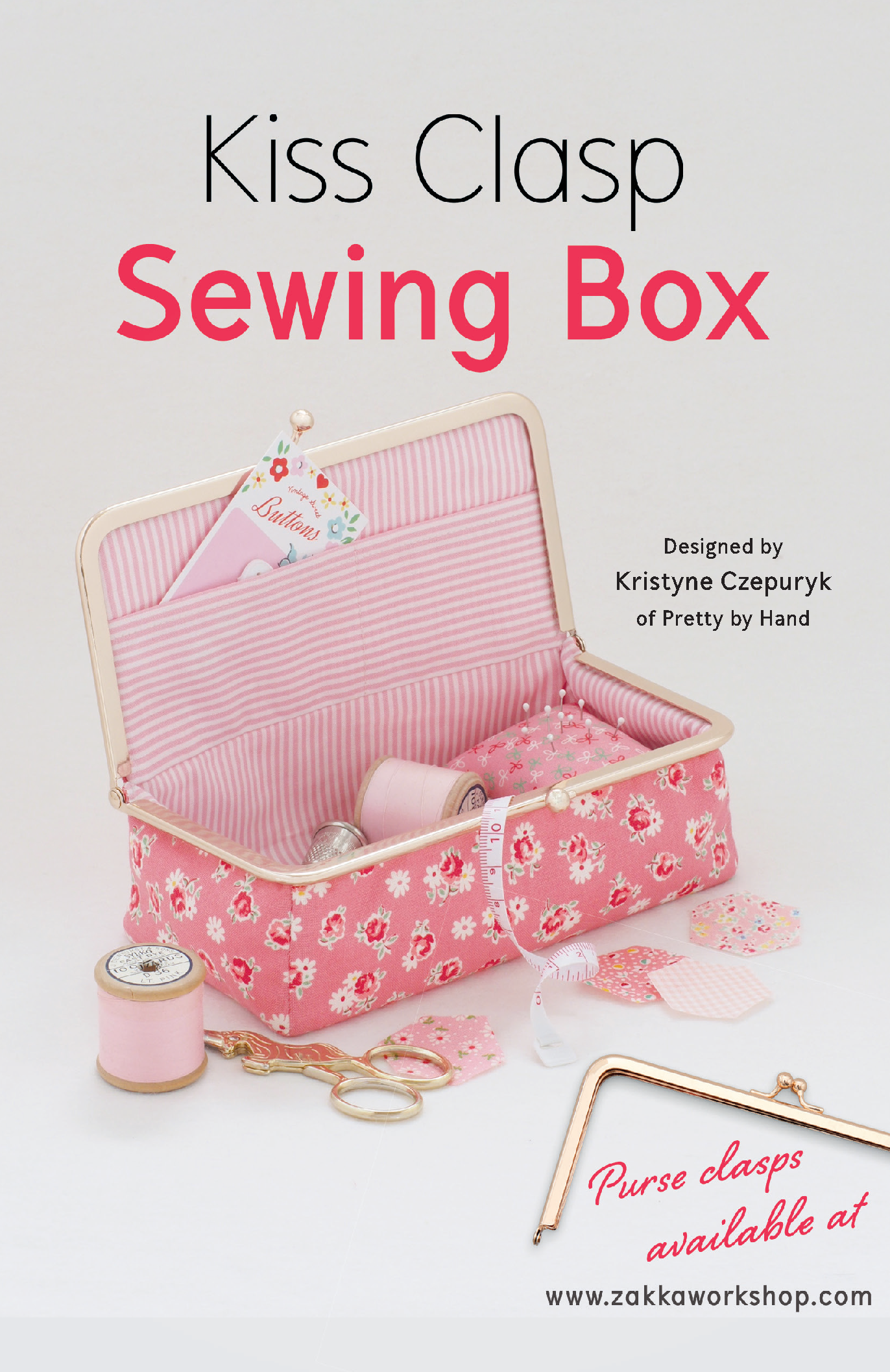 ZW2583 | Kiss Clasp Sewing Box — Zakka Workshop Retail